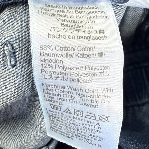 J.Crew Women’s Light Wash Denim Wide Leg Pants Pull‑On Elastic Waist Size 27 - Picture 5 of 11